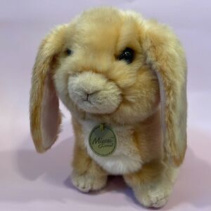 Aurora - Miyoni - 10” Lop Eared Rabbit Tan/Carmel Bunny Rabbit Excellent Used …